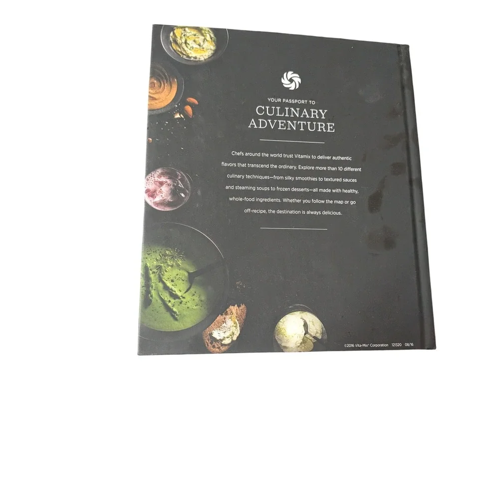 Vitamix Simply Blending Hardcover Cookbook Whole Food Recipes 2016 121320